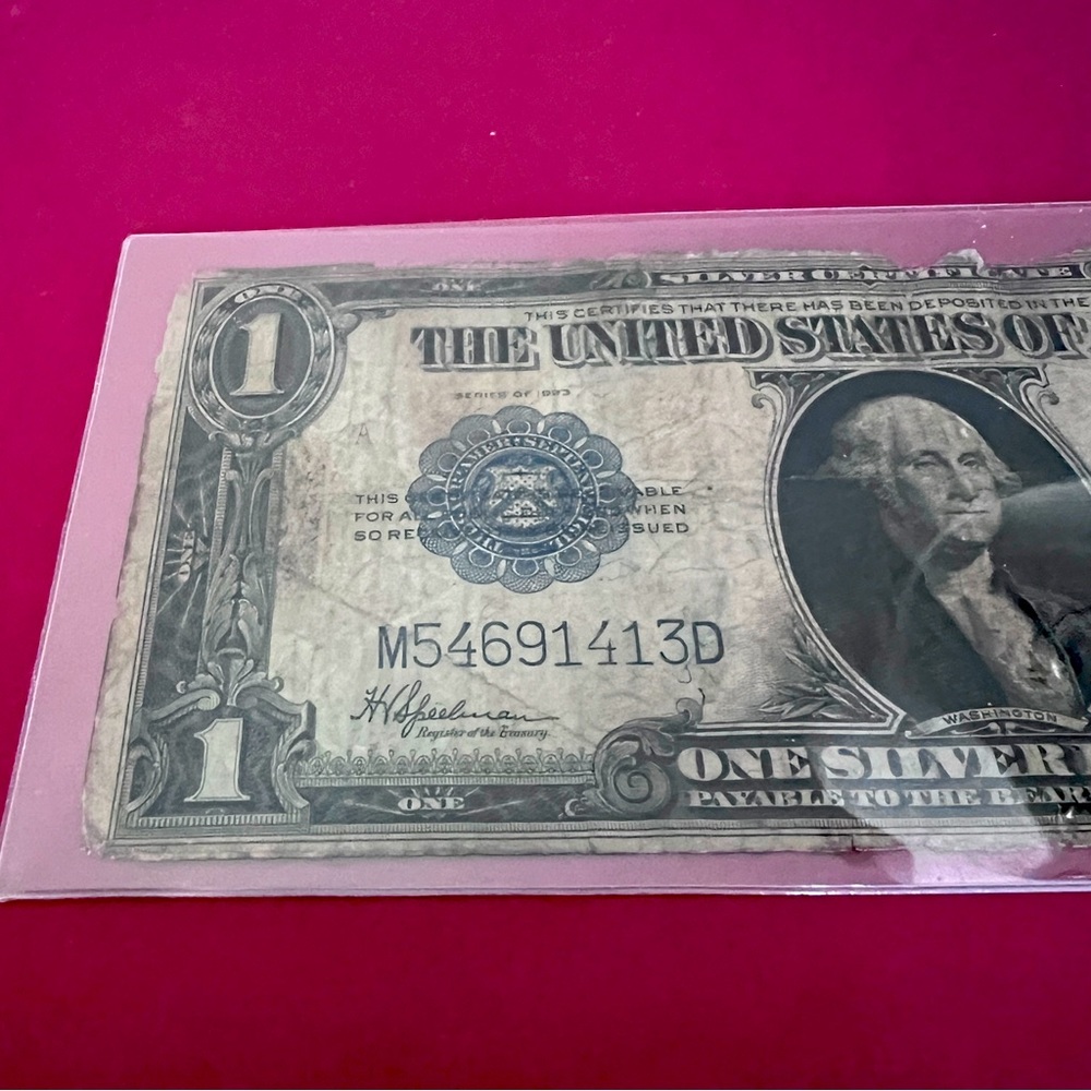 Rare 1923 “Horse Blanket” Silver Certificate! - Picture 6 of 7